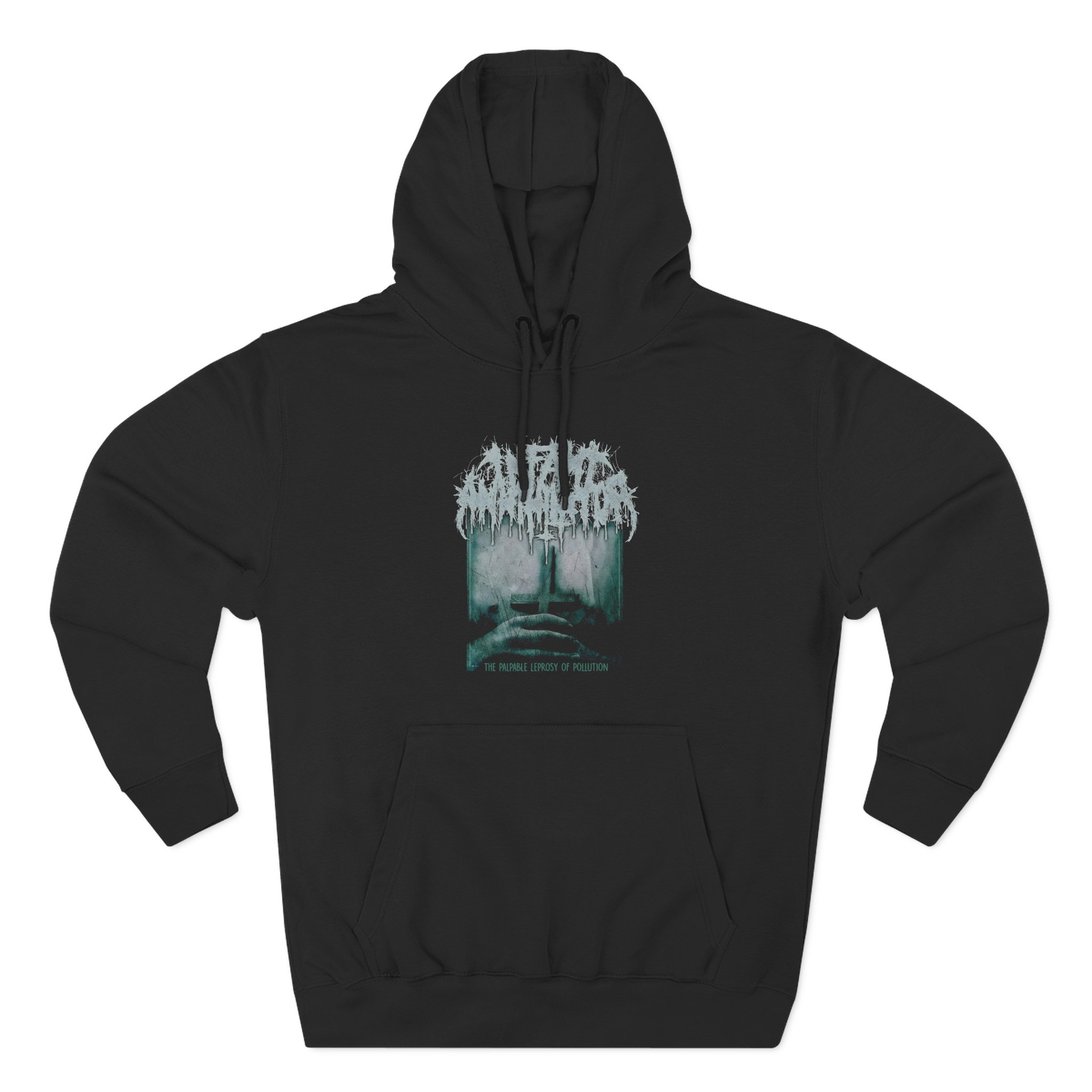 Infant Annihilator The Palpable Leprosy Of Pollution Three-Panel Fleece Hoodie