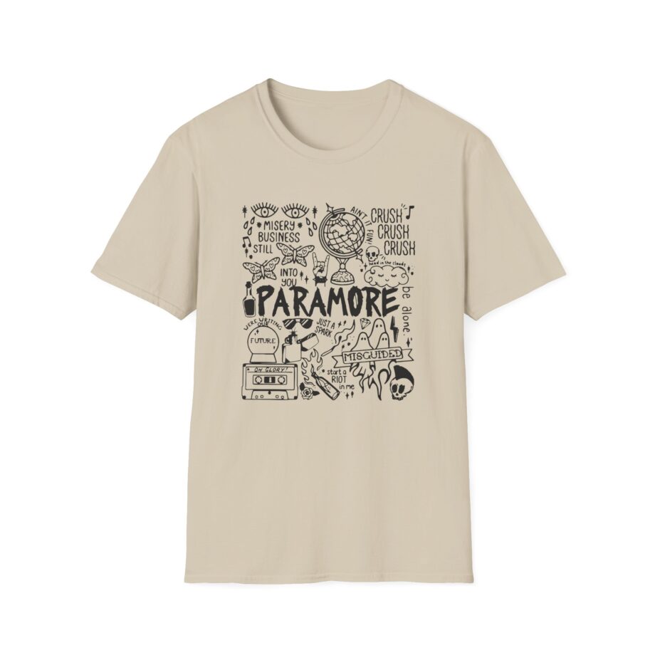 Hayley Willians Camiseta Paramore Emo Rock Unisex Softstyle T-Shirt