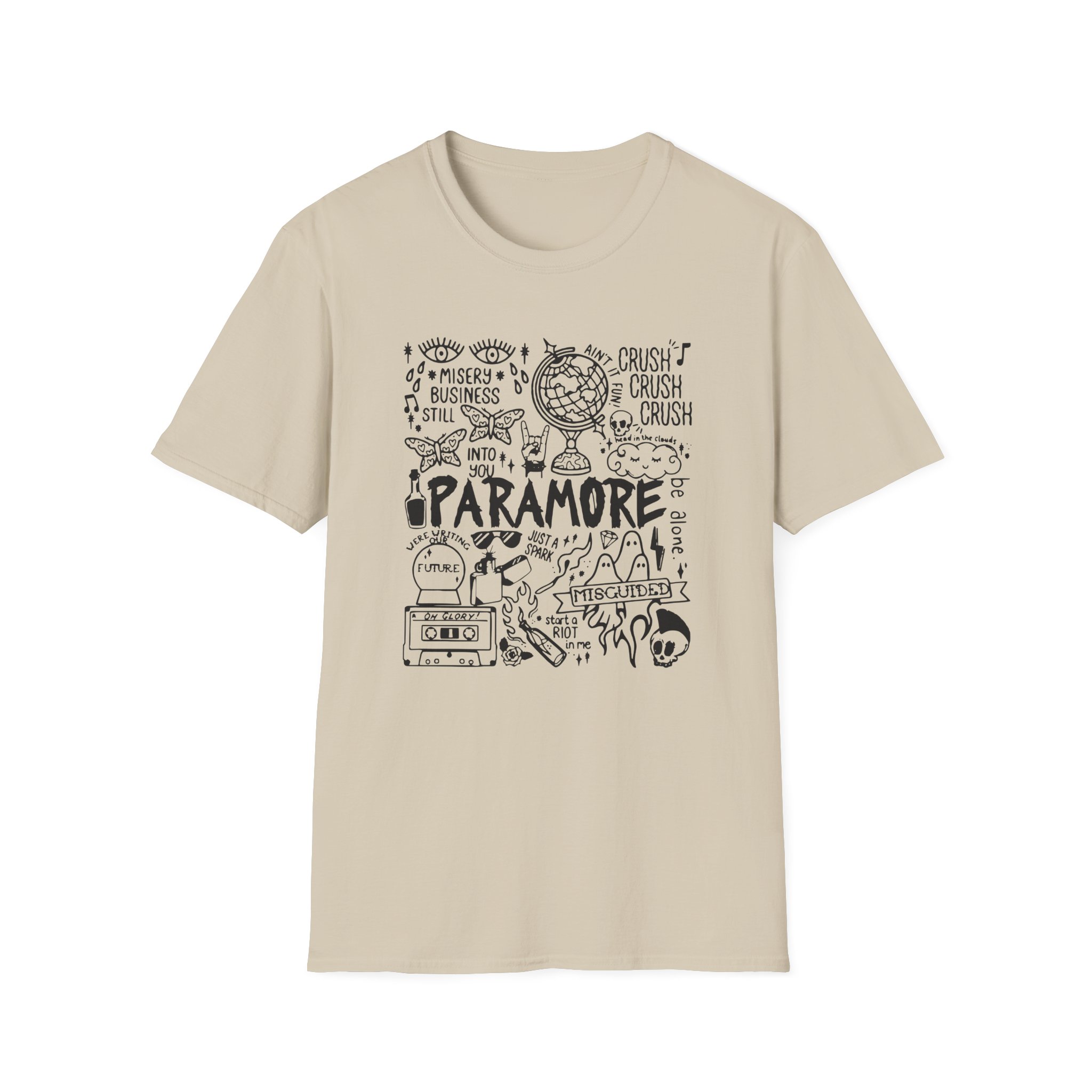 Hayley Willians Camiseta Paramore Emo Rock Unisex Softstyle T-Shirt