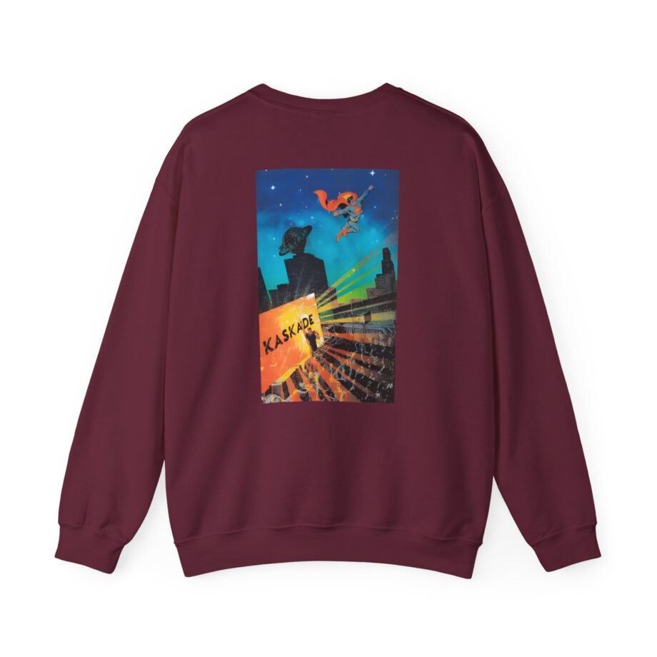 Kaskade X Superman Comic Unisex Heavy Blend™ Crewneck Sweatshirt