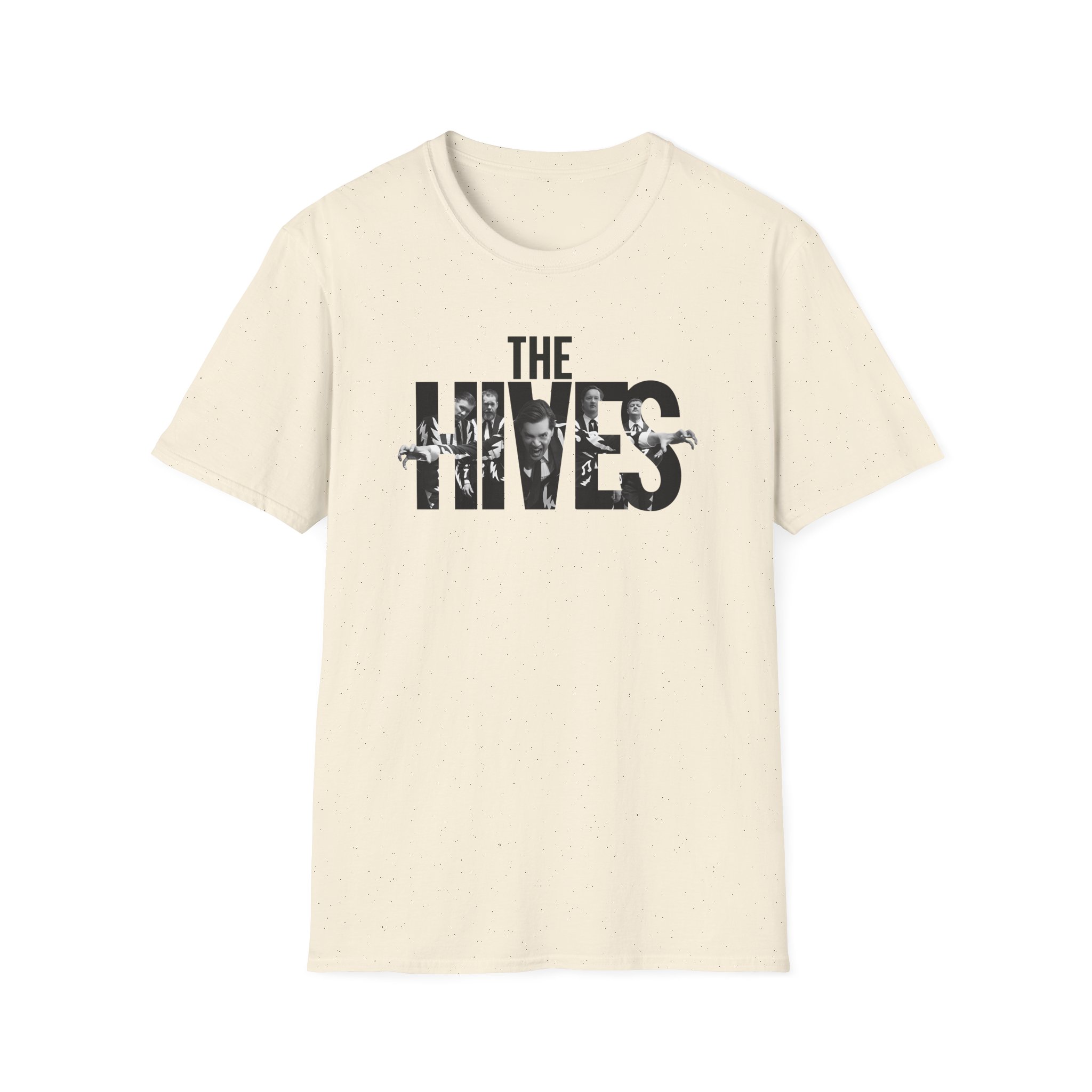 The Hives Logo Photo Infill Unisex Softstyle T-Shirt