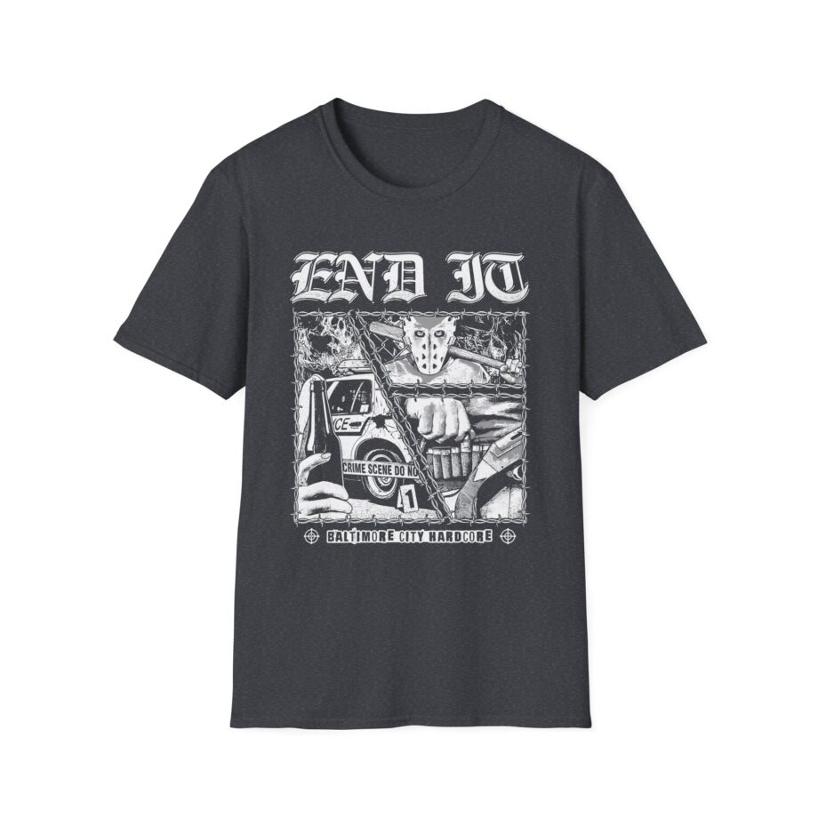 End It Crime Scene Unisex Softstyle T-Shirt