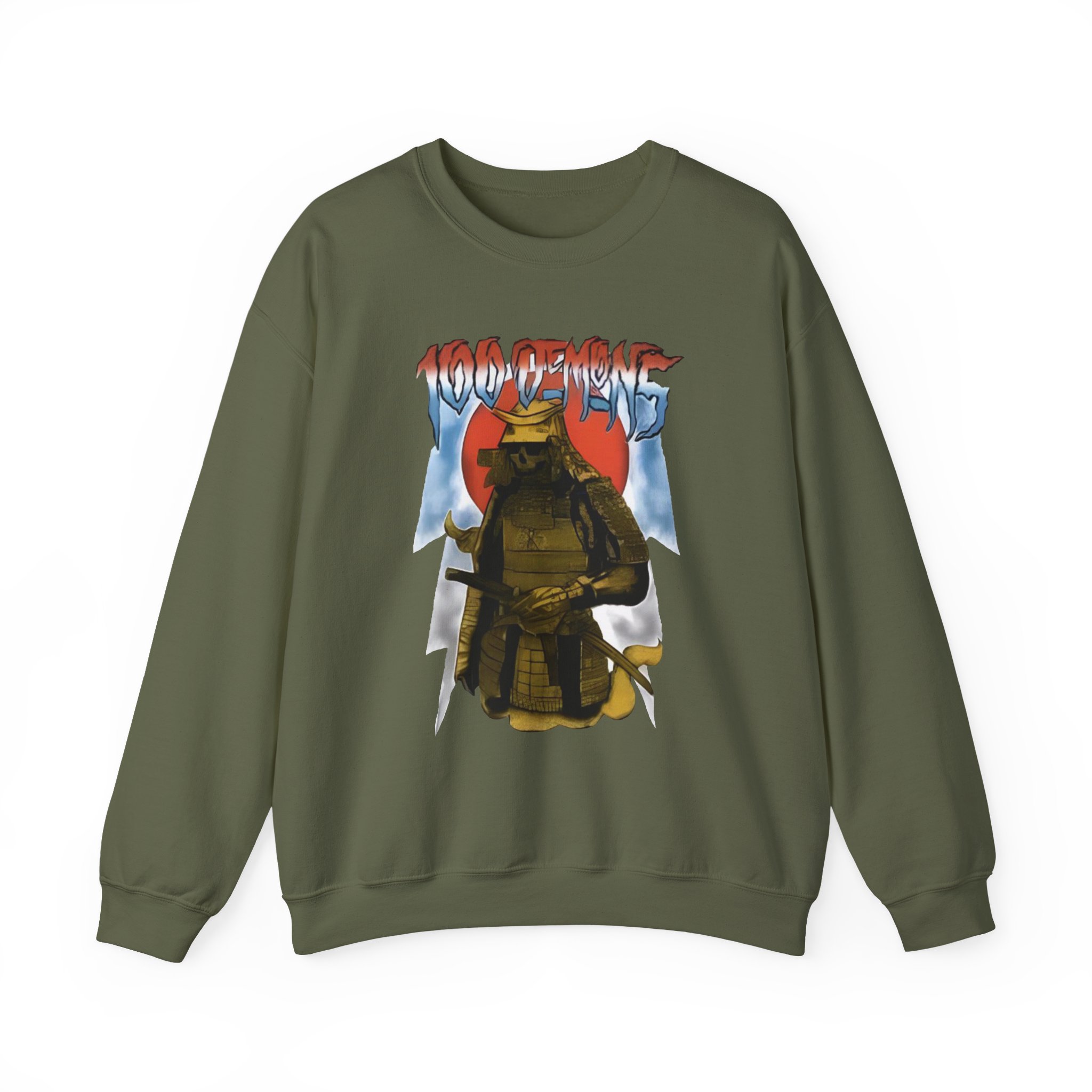 100 Demons Unisex Heavy Blendâ„¢ Crewneck Sweatshirt