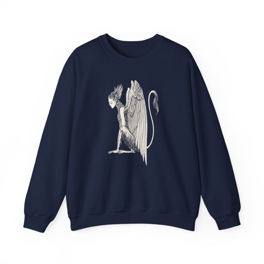 Alcest Spiritual Instinct Back Logo Unisex Heavy Blend™ Crewneck Sweatshirt