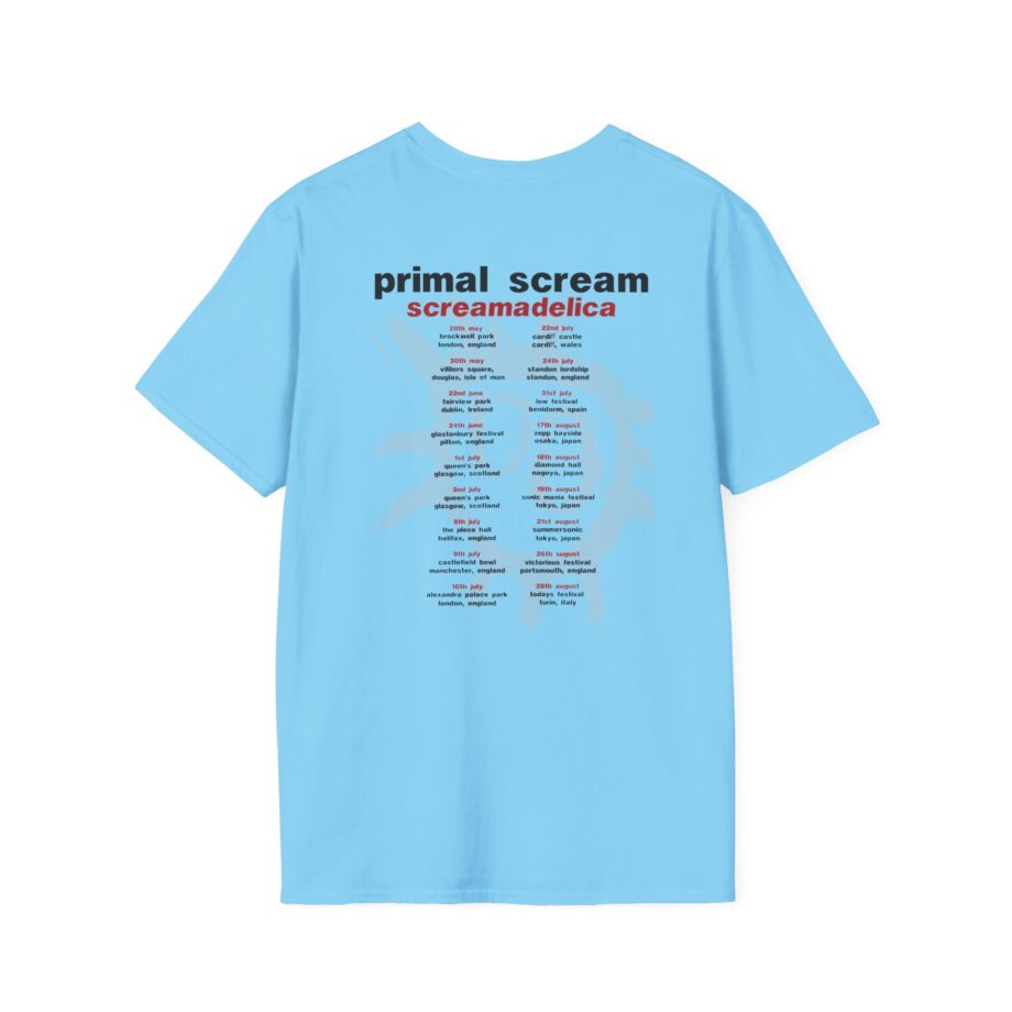 Primal Scream Screamadelica Tour Unisex Softstyle T-Shirt