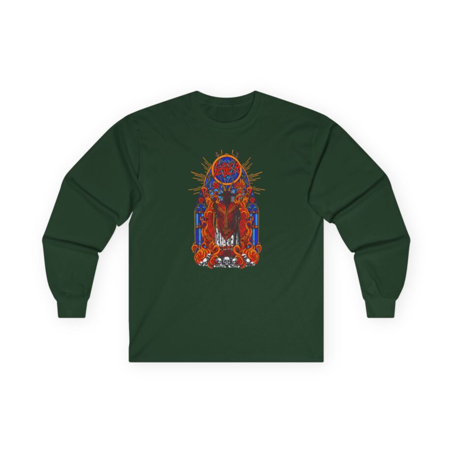 Slayer Goatgod Stained Glass Unisex Ultra Cotton Long Sleeve Tee