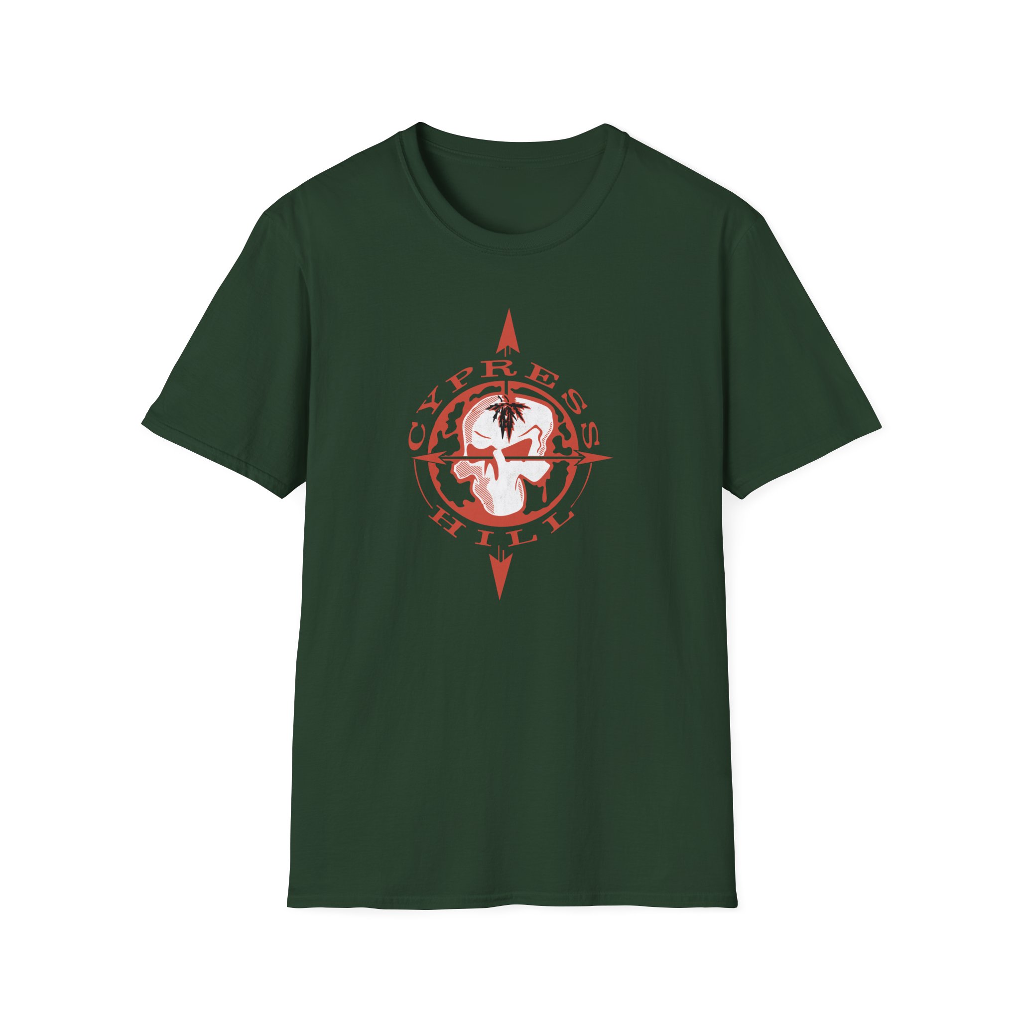 Cypress Hill Skull N Compass Unisex Softstyle T-Shirt
