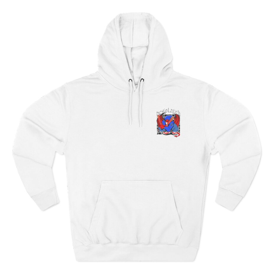 Desolated Three-Panel Fleece Hoodie
