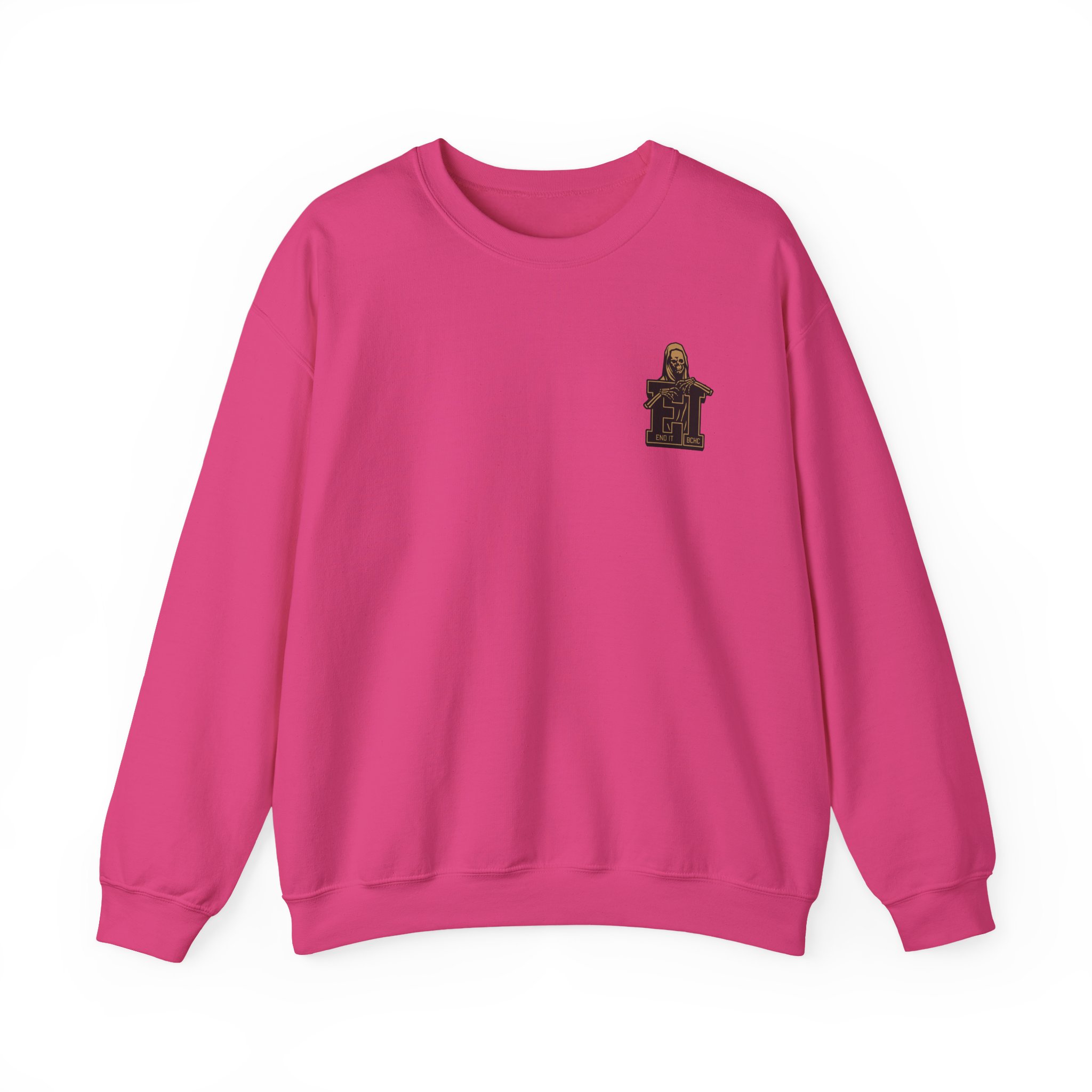 End It Bchc Reaper Emblem Unisex Heavy Blendâ„¢ Crewneck Sweatshirt