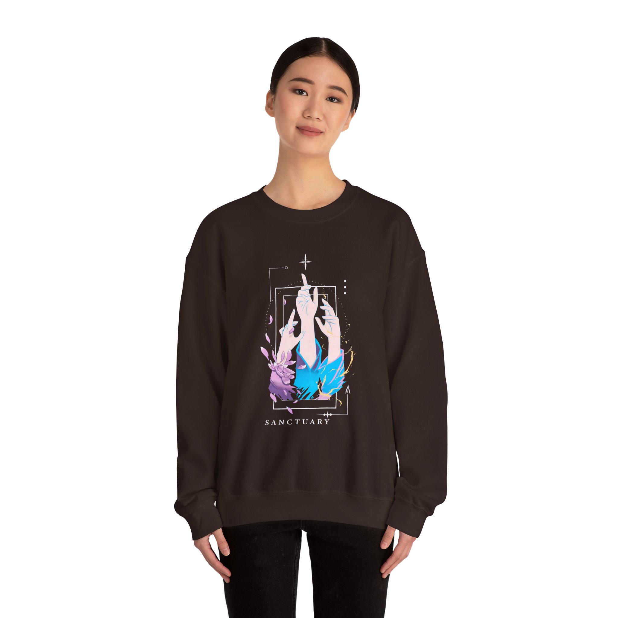 Dabin Sanctuary Unisex Heavy Blendâ„¢ Crewneck Sweatshirt