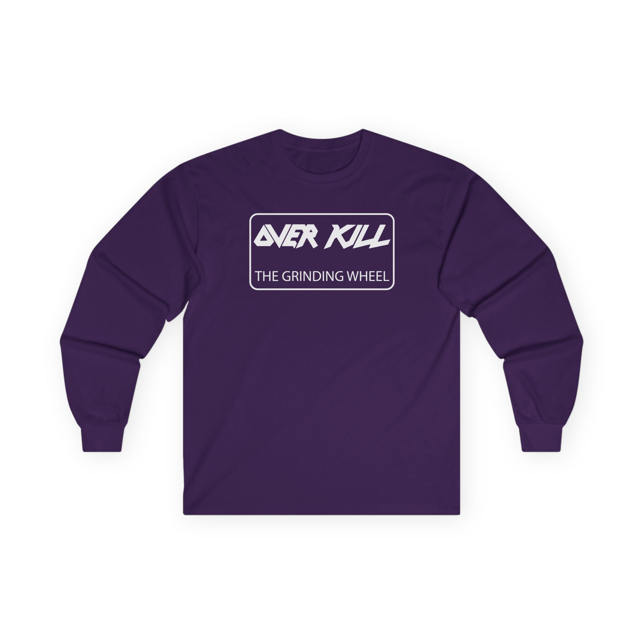 Overkill Embroidered Gear Logo Unisex Ultra Cotton Long Sleeve Tee