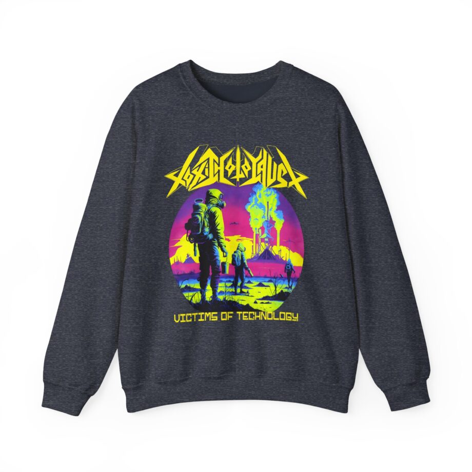 Toxic Holocaust Victims of Technology Unisex Heavy Blend™ Crewneck Sweatshirt