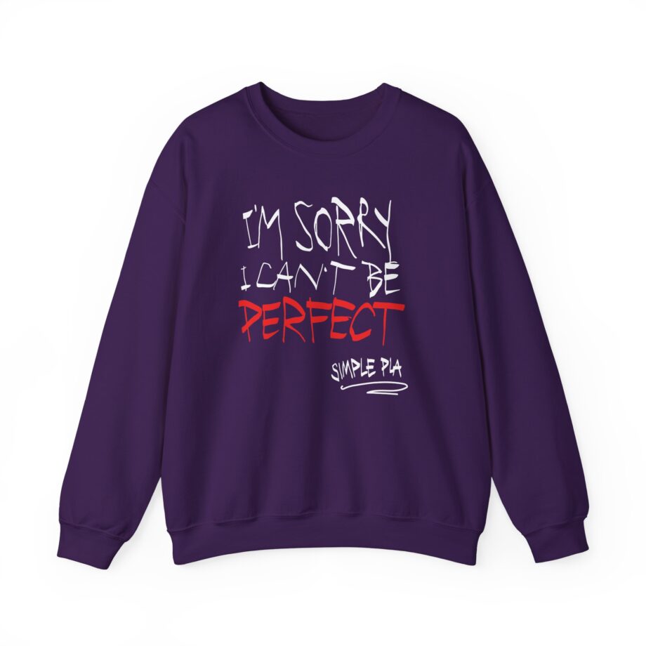 Simple Plan I'm Sorry I Can't Be Perfect Unisex Heavy Blend™ Crewneck Sweatshirt