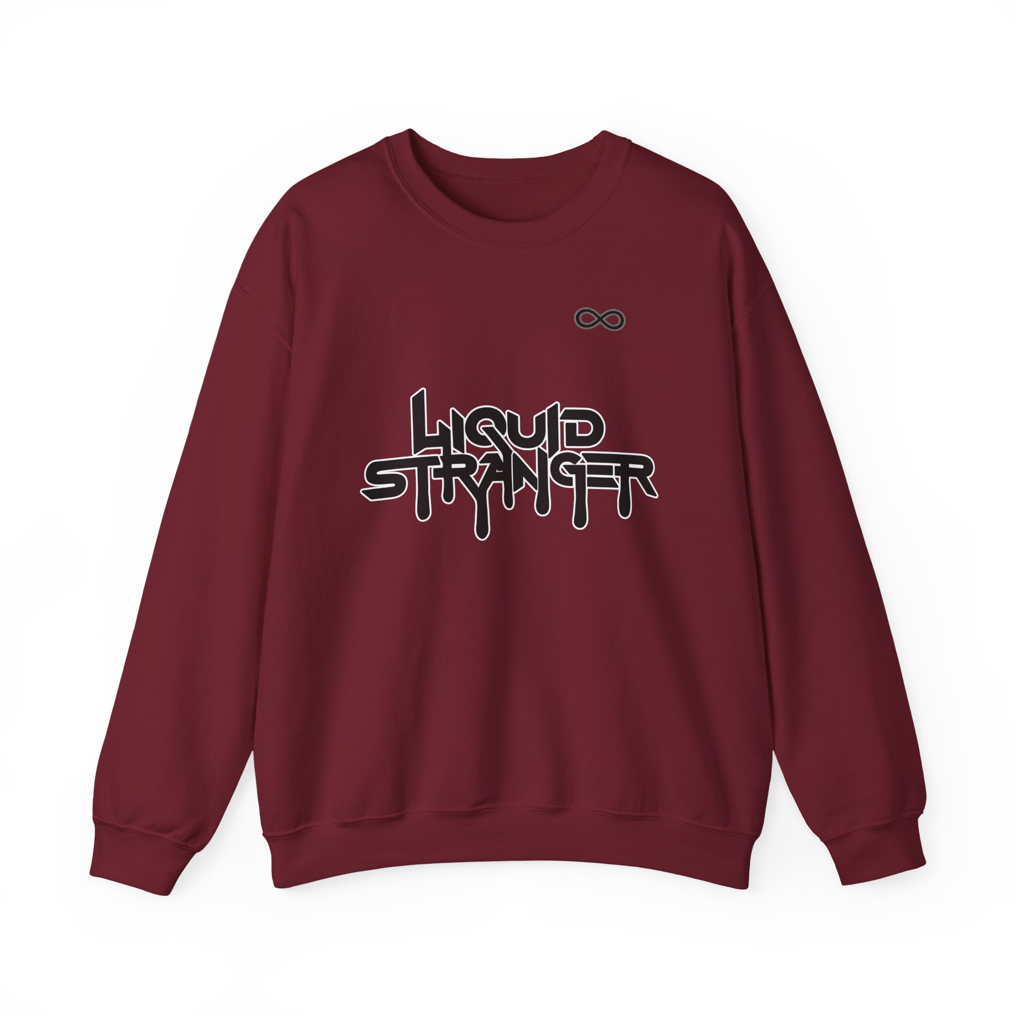 Liquid Stranger Geometric Unisex Heavy Blendâ„¢ Crewneck Sweatshirt
