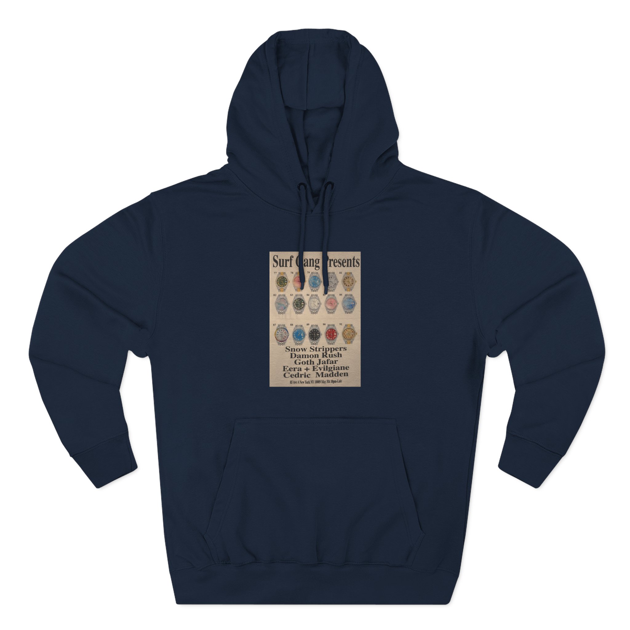 Surf Gang Three-Panel Fleece Hoodie