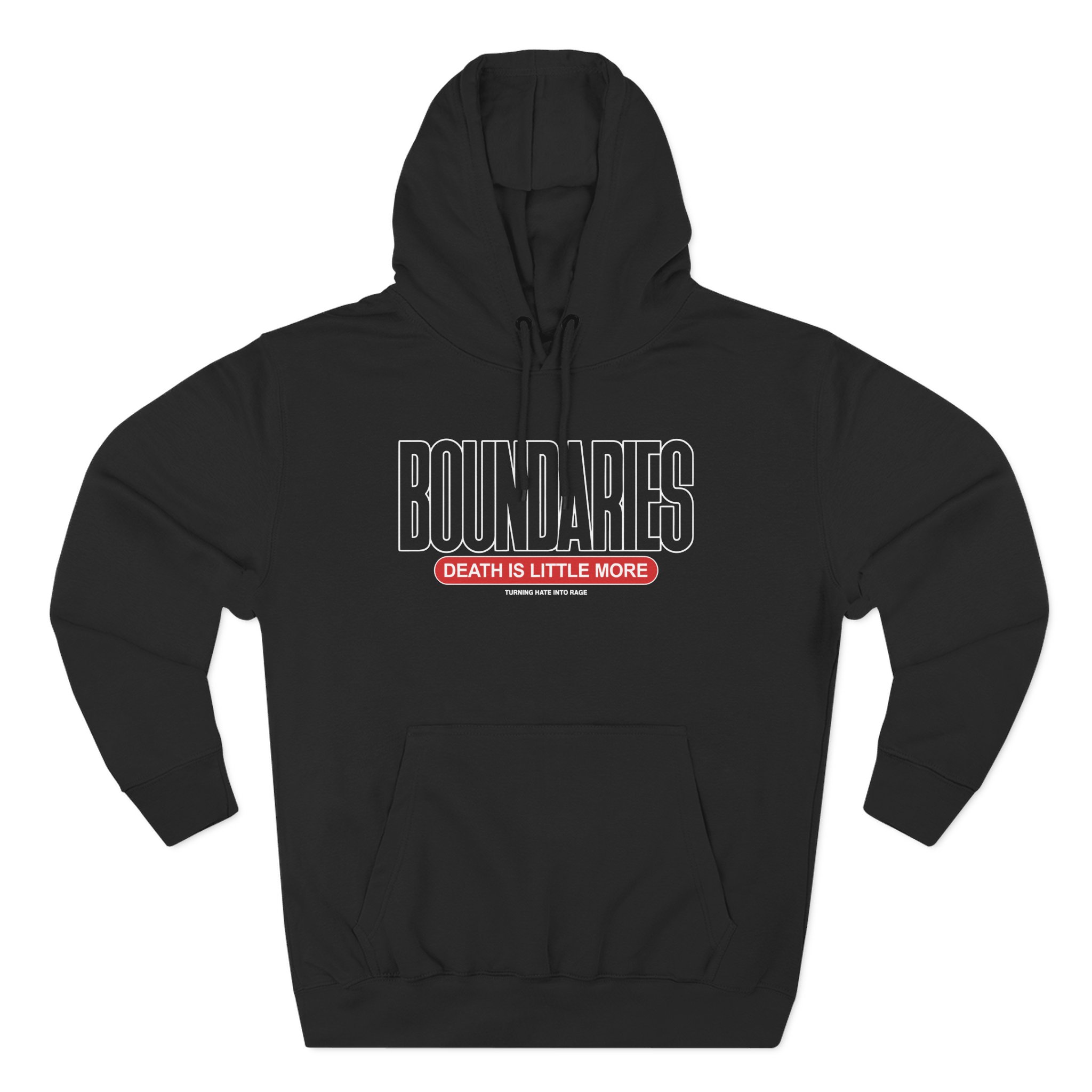 Boundaries Rage Three-Panel Fleece Hoodie