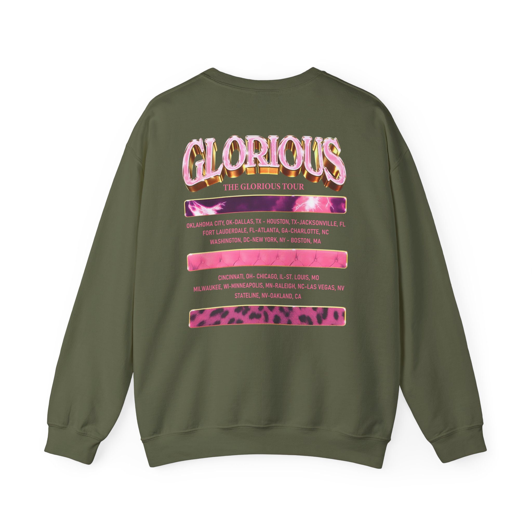 Glorilla Glorious Tour From Memphis Unisex Heavy Blendâ„¢ Crewneck Sweatshirt