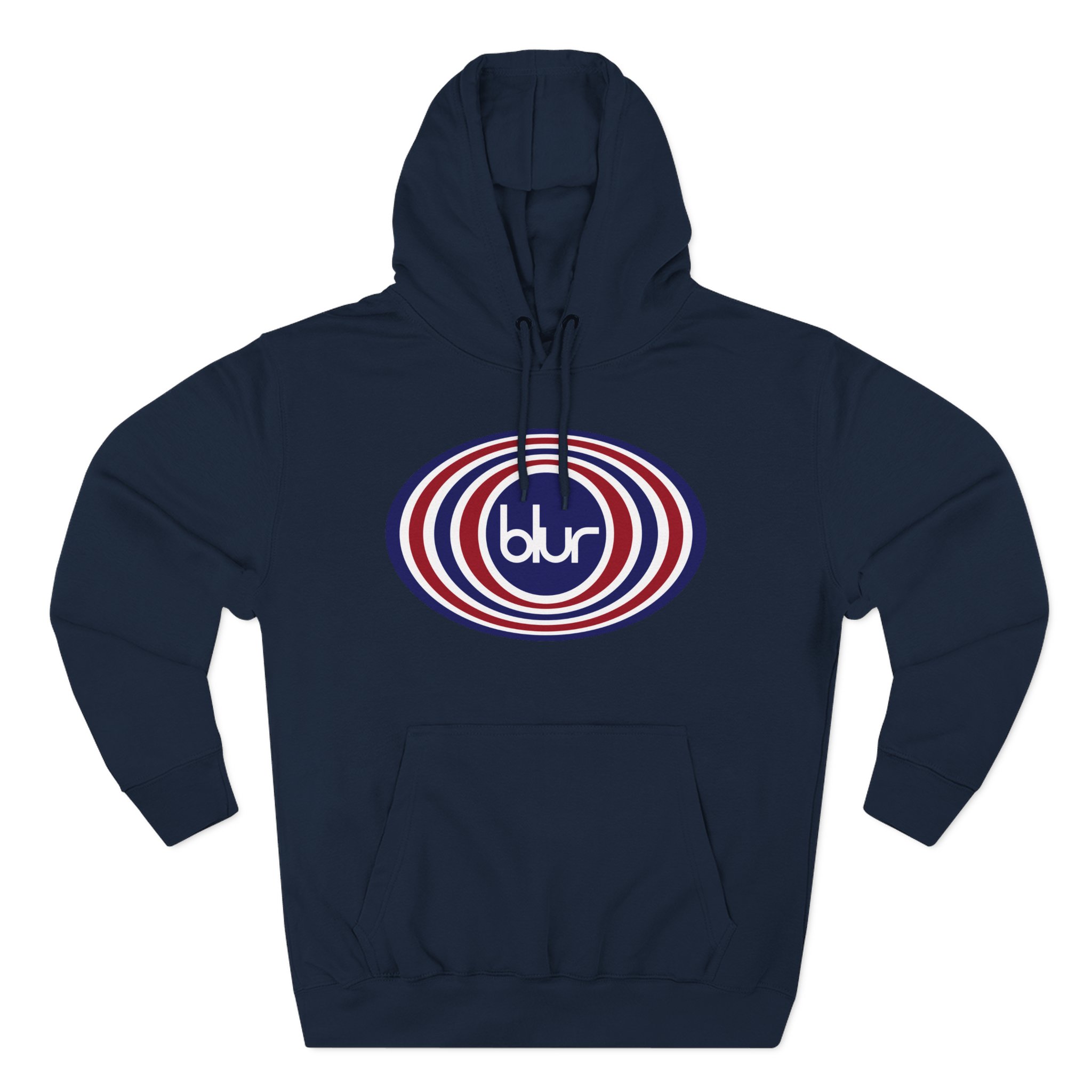 Blur Three-Panel Fleece Hoodie