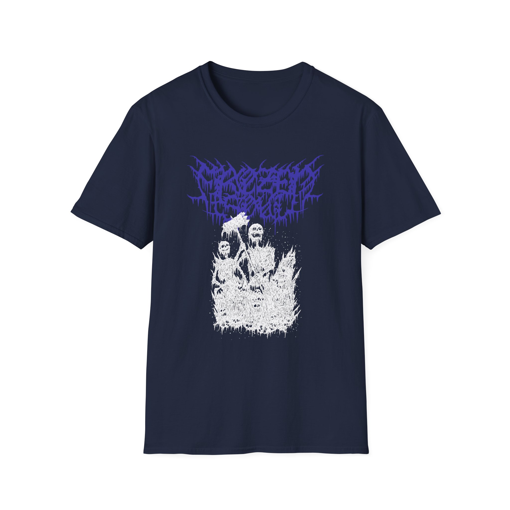 Frozen Soul Skeleton Unisex Softstyle T-Shirt