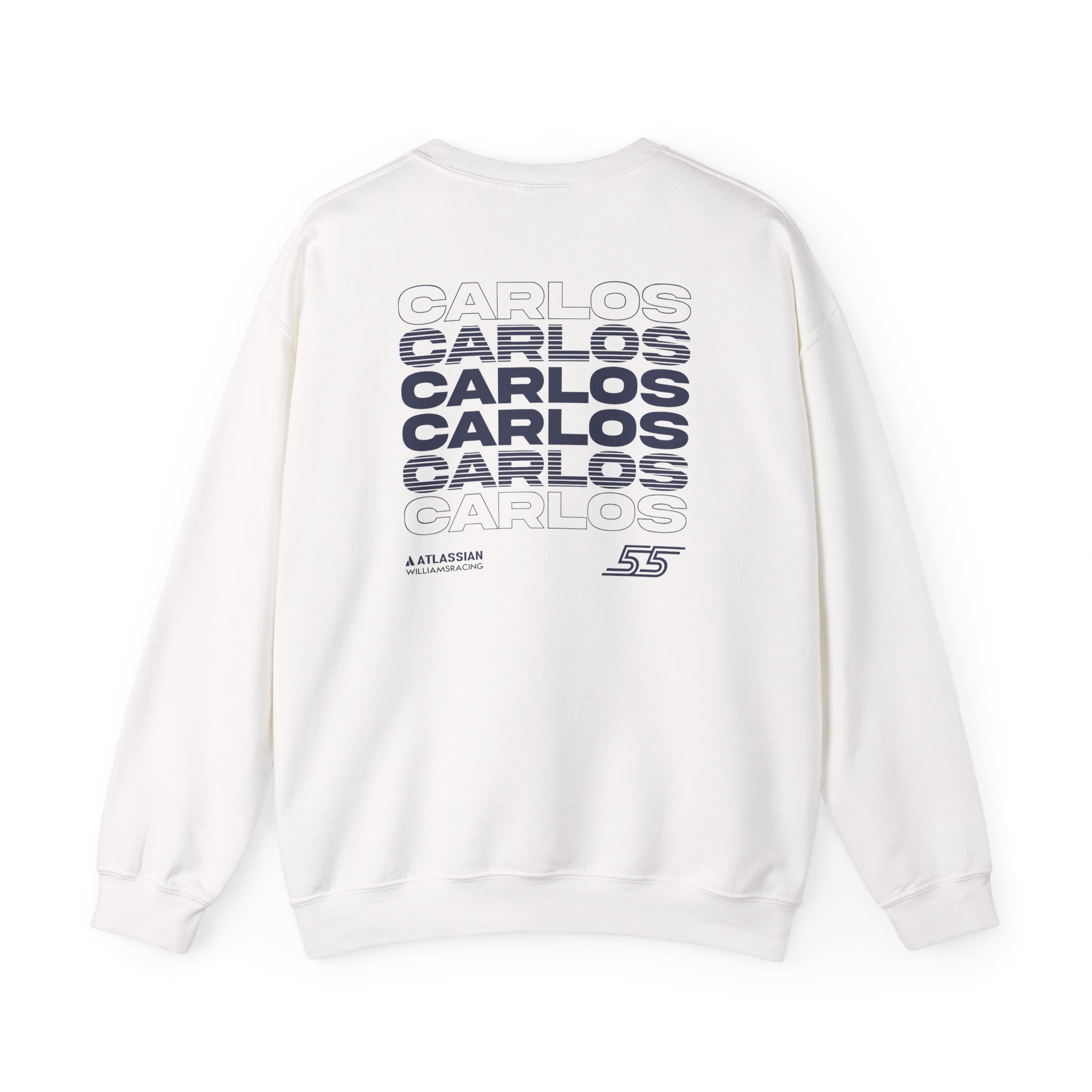 Carlos Sainz Atlassian Williams Racing Unisex Heavy Blendâ„¢ Crewneck Sweatshirt