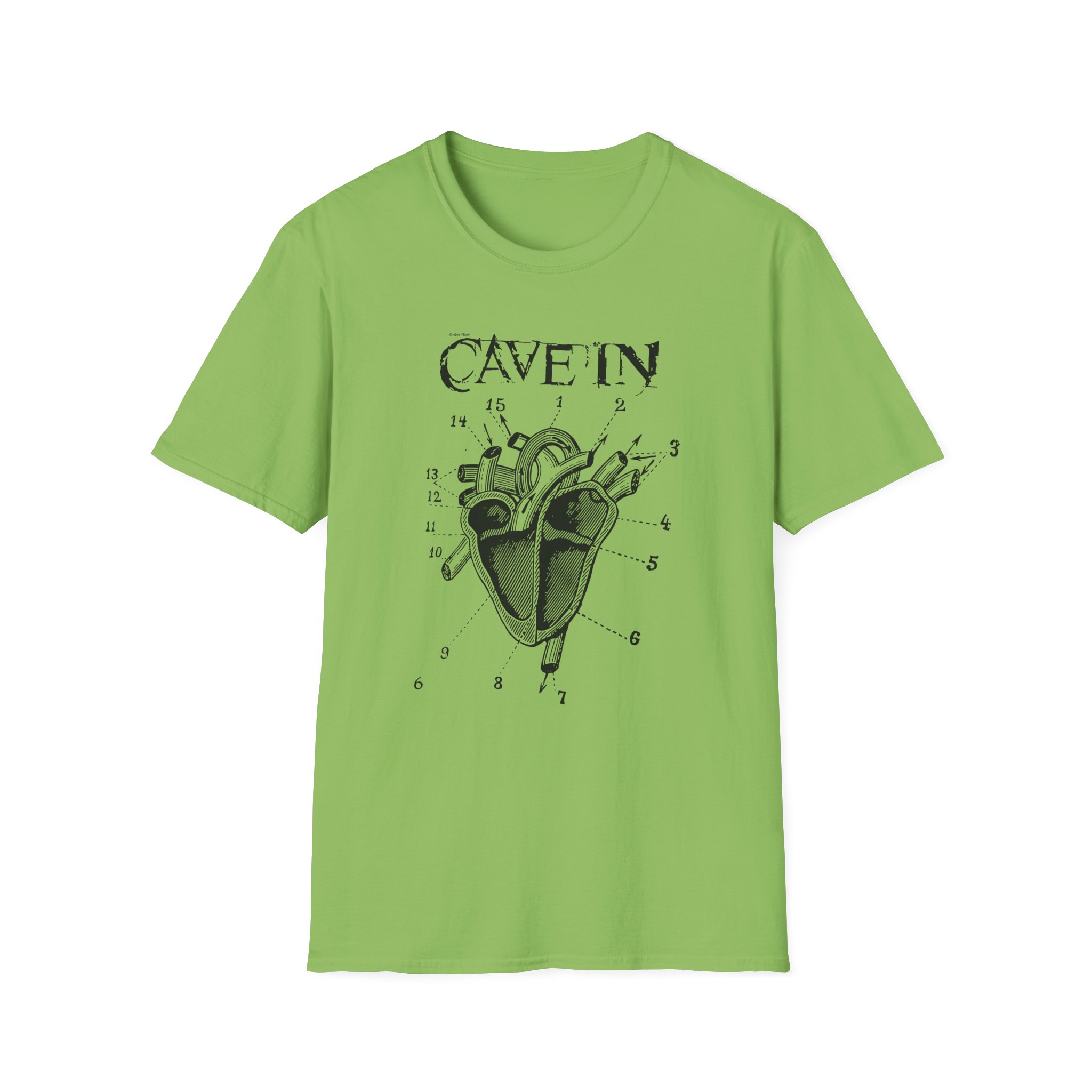 Cave in Classic Heart Unisex Softstyle T-Shirt
