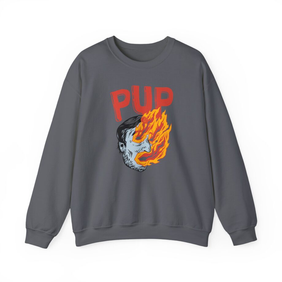 Pup I Hope the World Explodes Unisex Heavy Blend Crewneck Sweatshirt