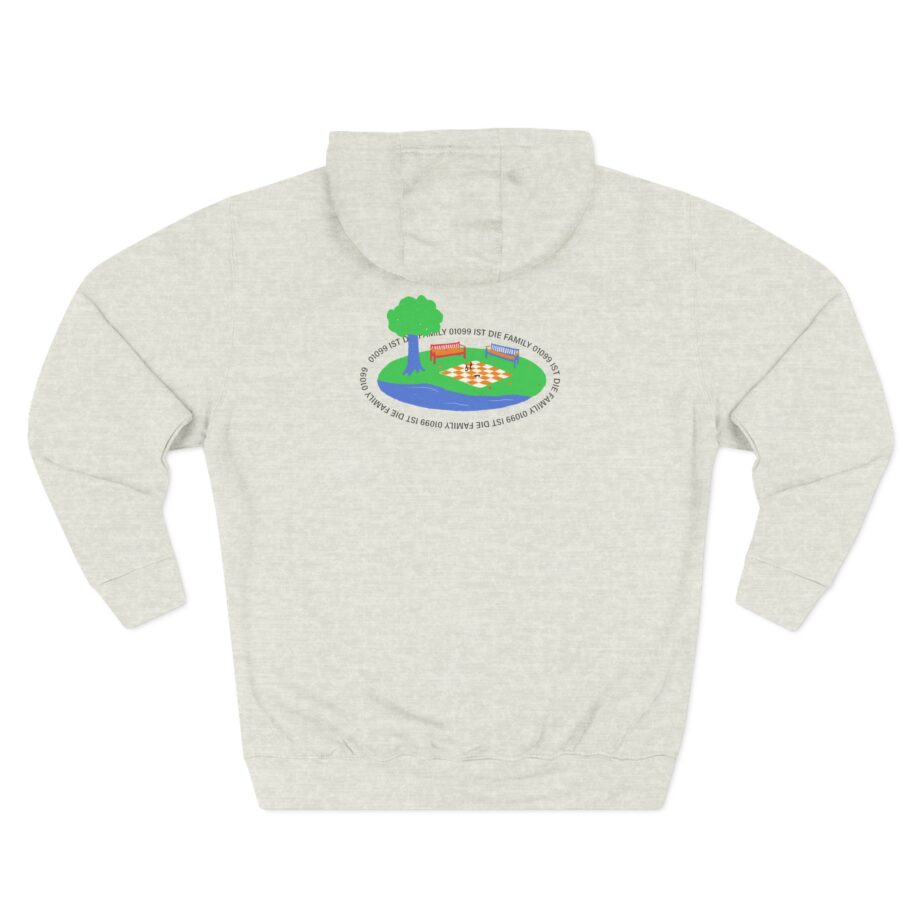 01099 Ist Die Family Three-Panel Fleece Hoodie