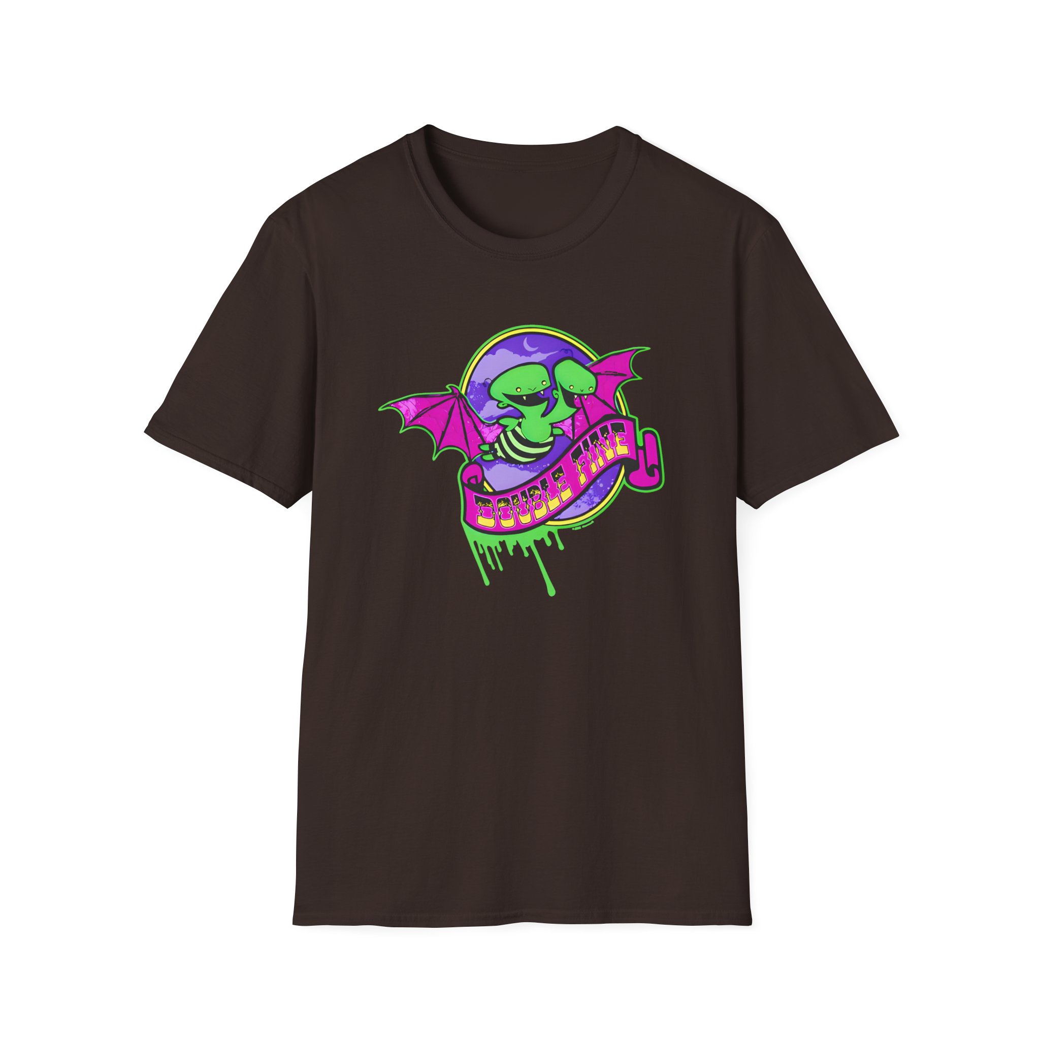 Double Fine Halloween Unisex Softstyle T-Shirt