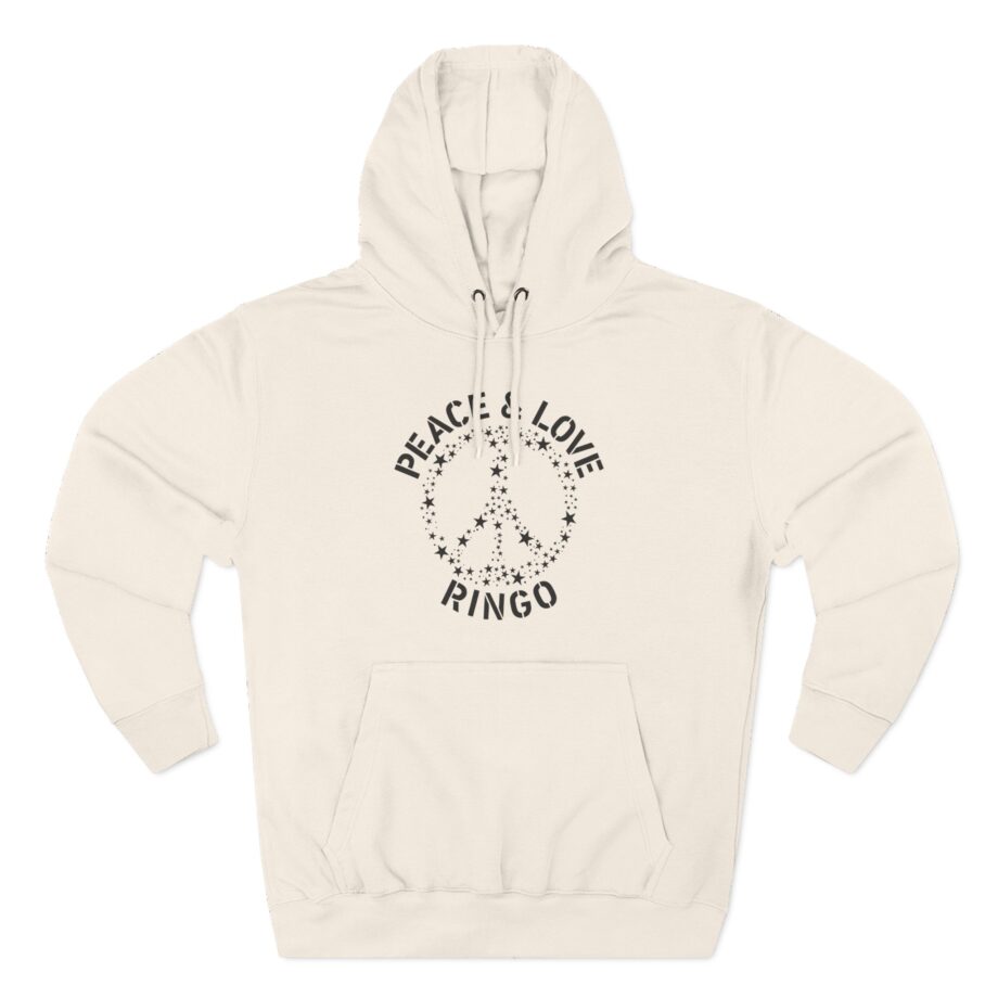 Ringo Starr Peace & Love Three-Panel Fleece Hoodie