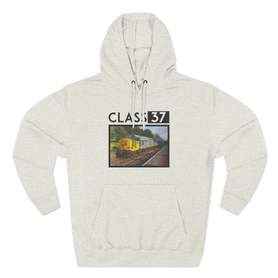 Ryan Windridge Class 37 Train Three-Panel Fleece Hoodie