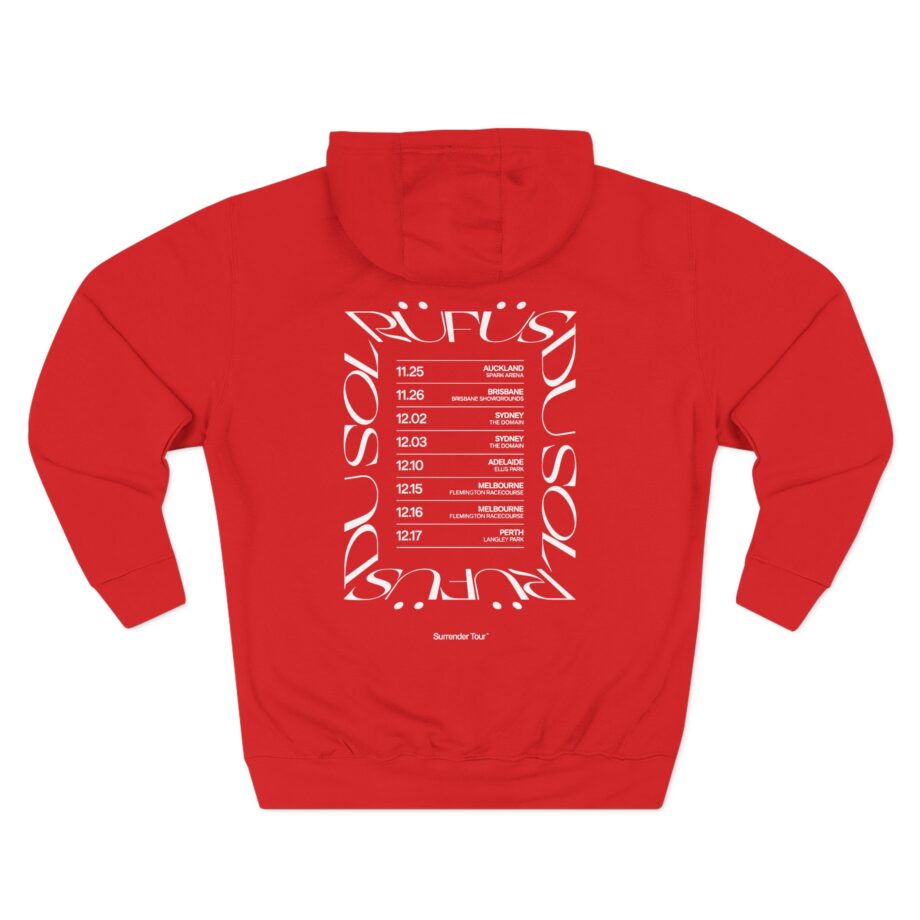 Rufus Du Sol Three-Panel Fleece Hoodie