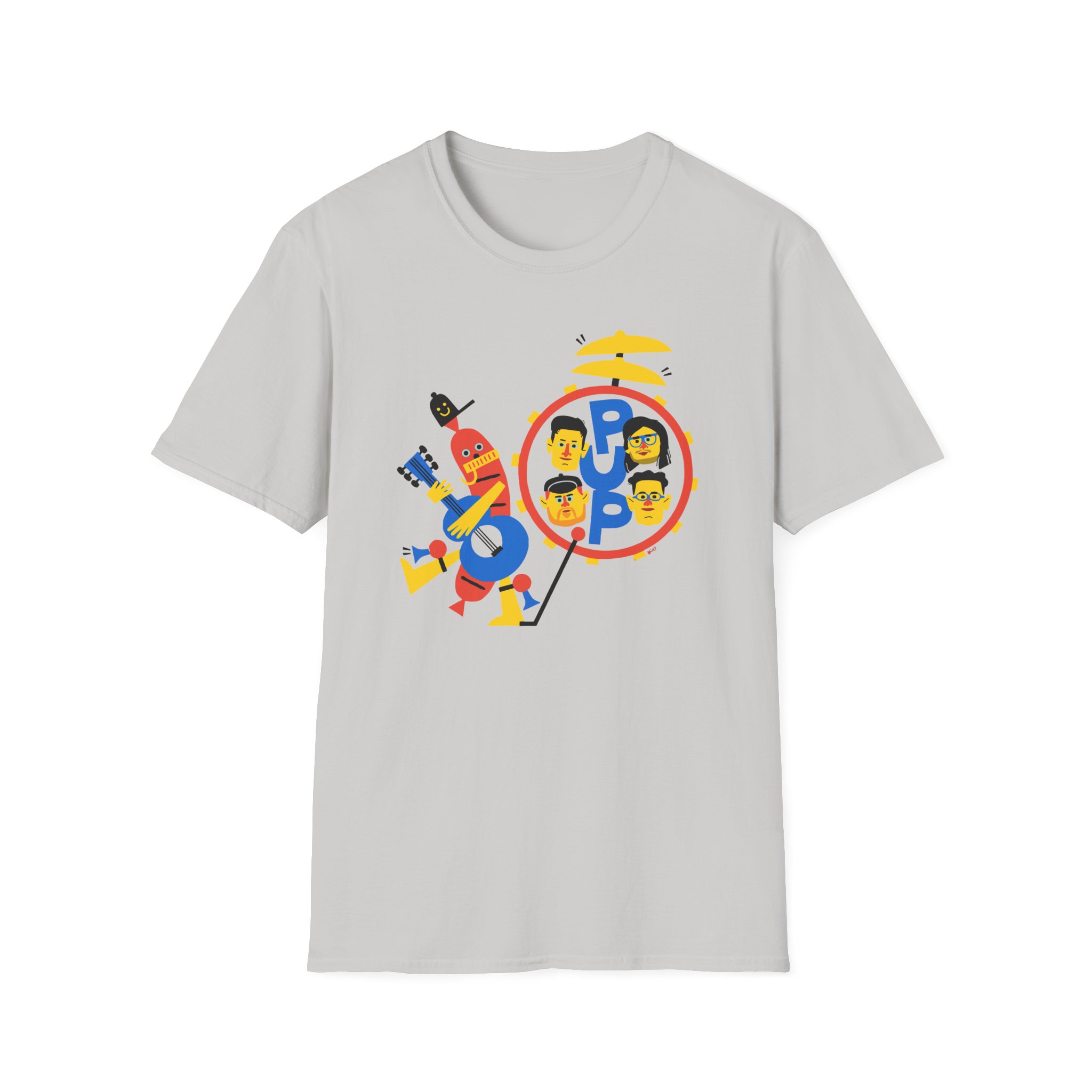 Pup Band of Wiener Unisex Softstyle T-Shirt