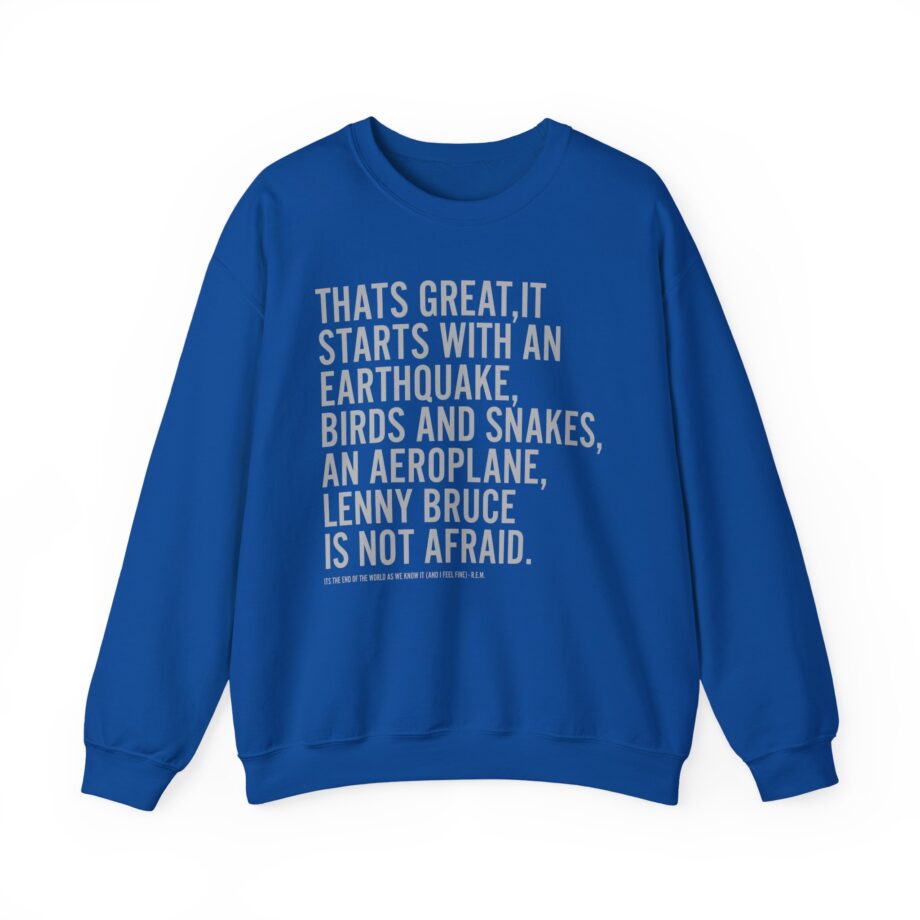 Rem Its the End of the World as We Know It Unisex Heavy Blend™ Crewneck Sweatshirt