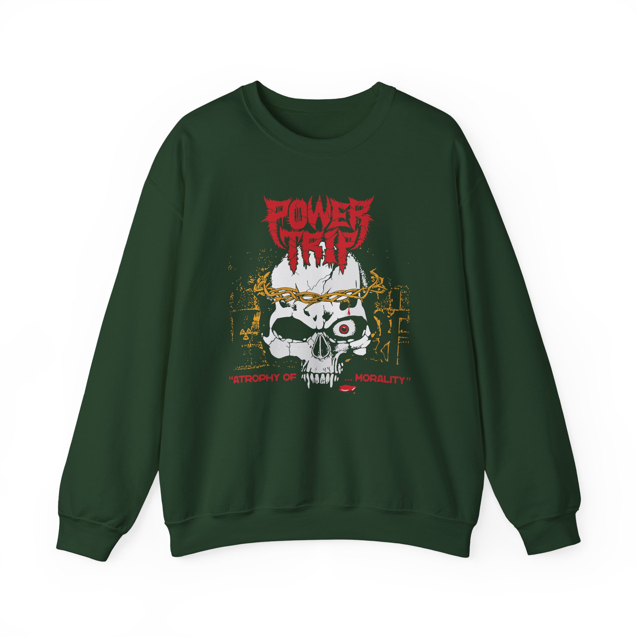 Power Trip Atrophy Unisex Heavy Blendâ„¢ Crewneck Sweatshirt