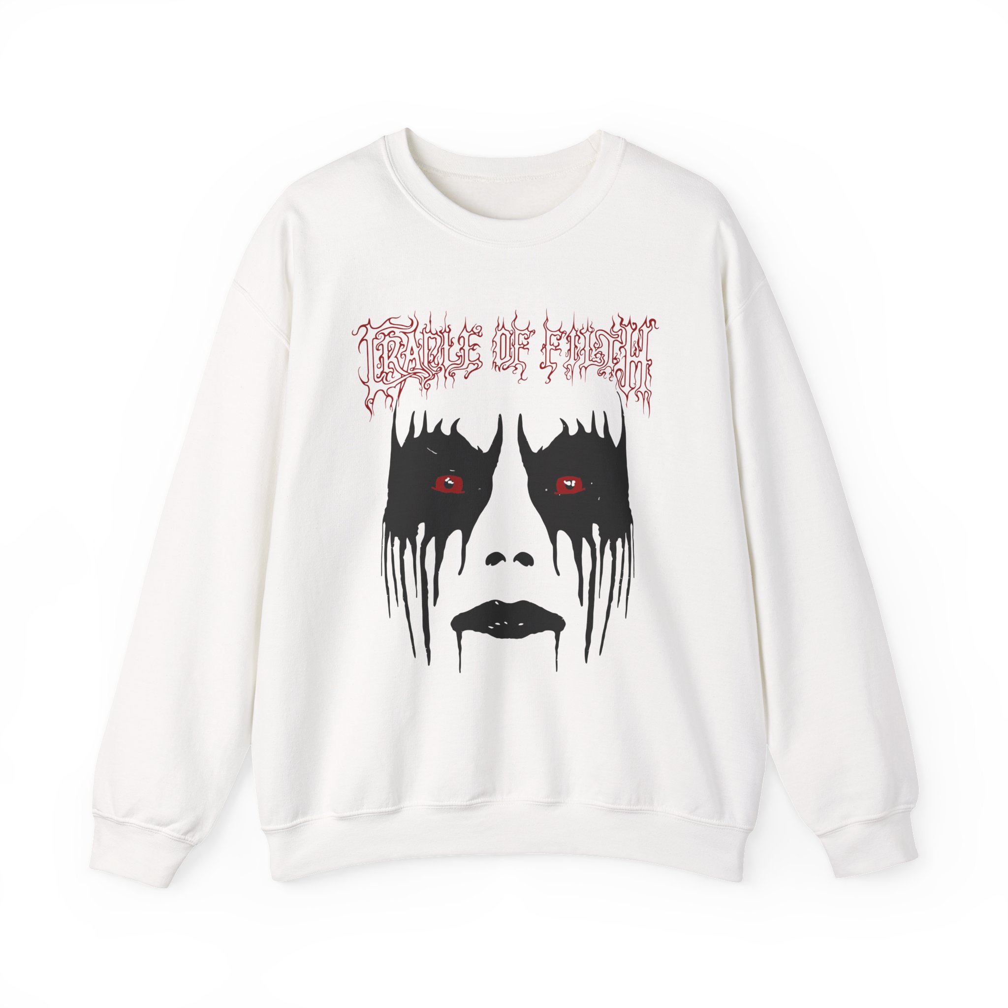 Cradle of Filth Dani Make Up Unisex Heavy Blendâ„¢ Crewneck Sweatshirt