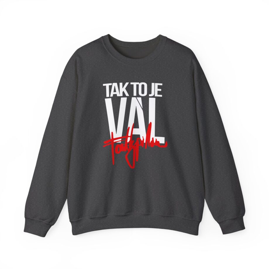 Fattypillow Tak to Je Val Unisex Heavy Blend™ Crewneck Sweatshirt
