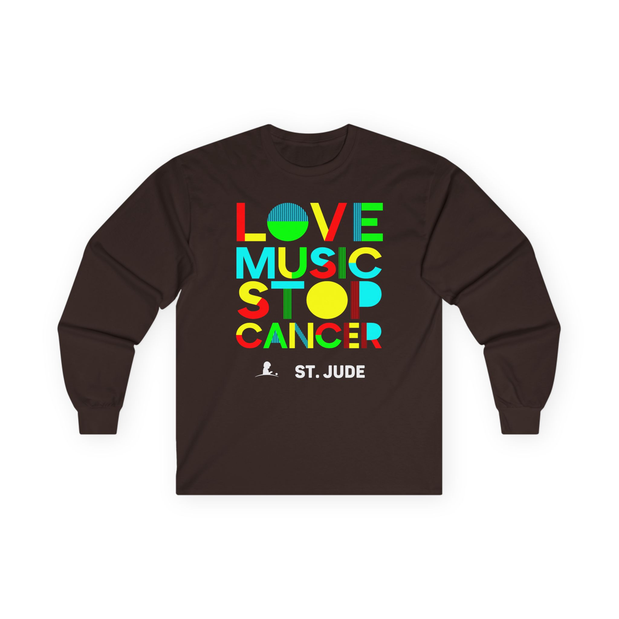 Liquid Stranger Love Music Stop Cancer Unisex Ultra Cotton Long Sleeve Tee
