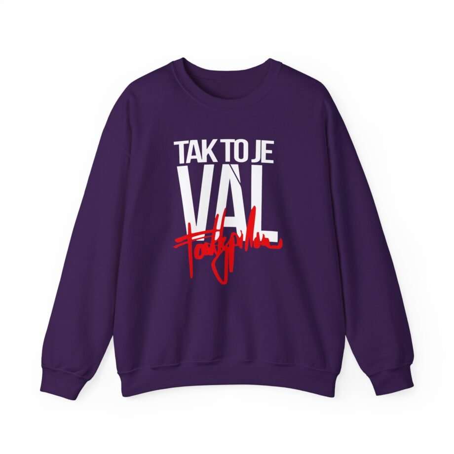 Fattypillow Tak to Je Val Unisex Heavy Blend™ Crewneck Sweatshirt