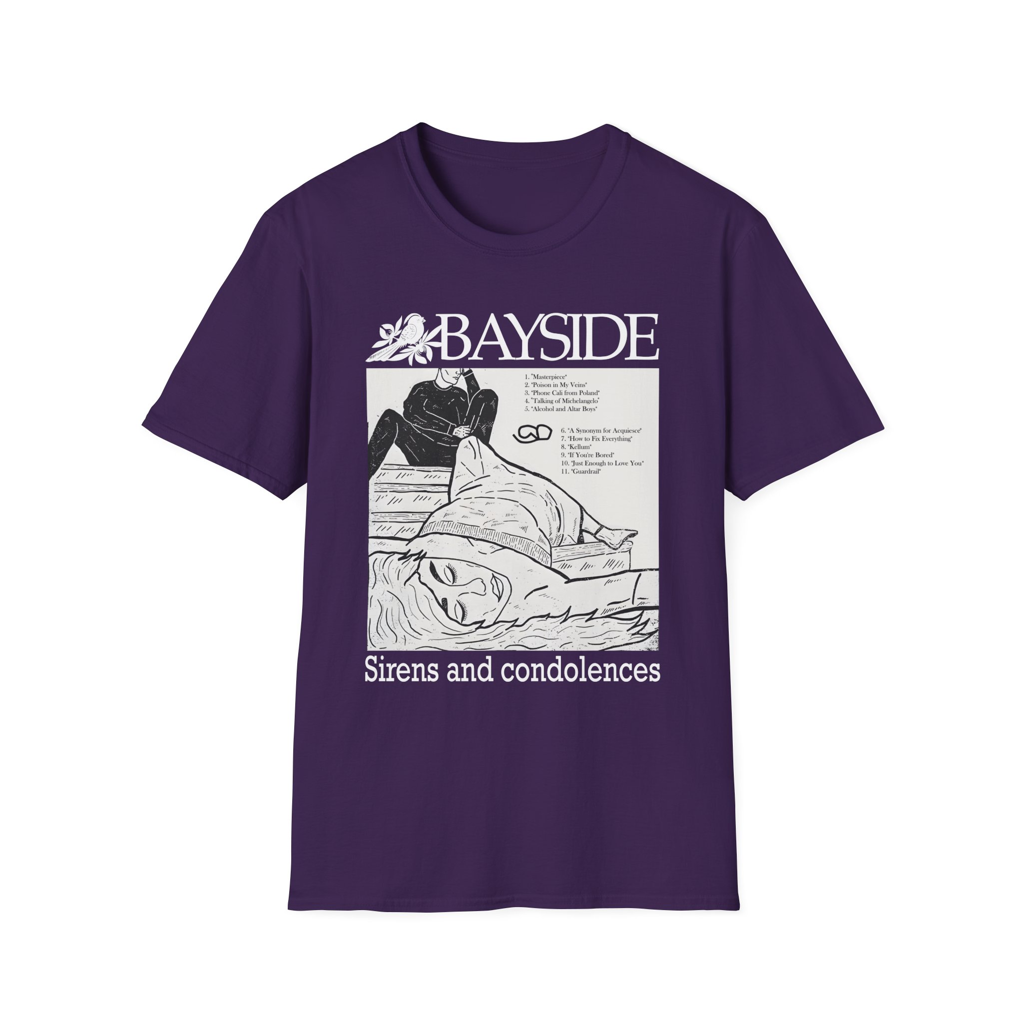 Bayside Sirens and Condolences Unisex Softstyle T-Shirt