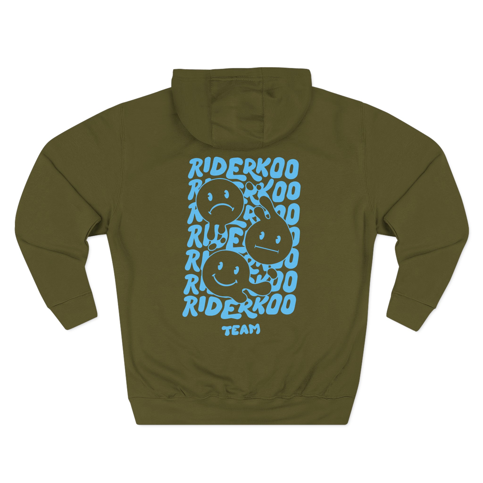 Riderkoo Three-Panel Fleece Hoodie
