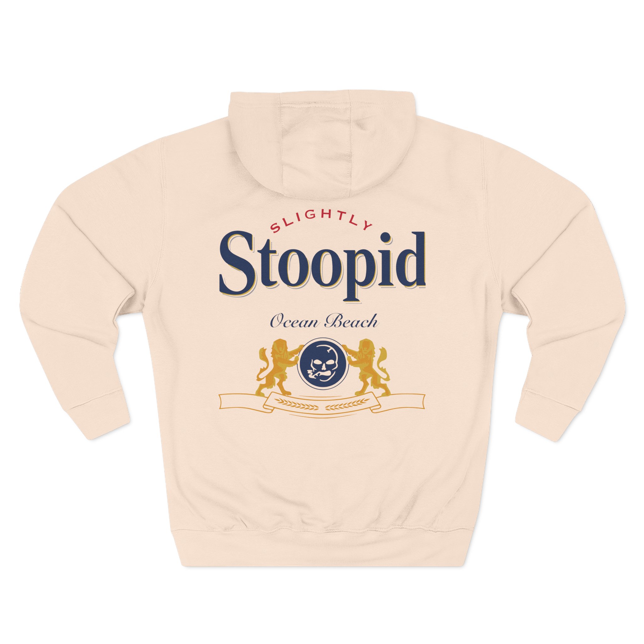 Slightly Especial Three-Panel Fleece Hoodie