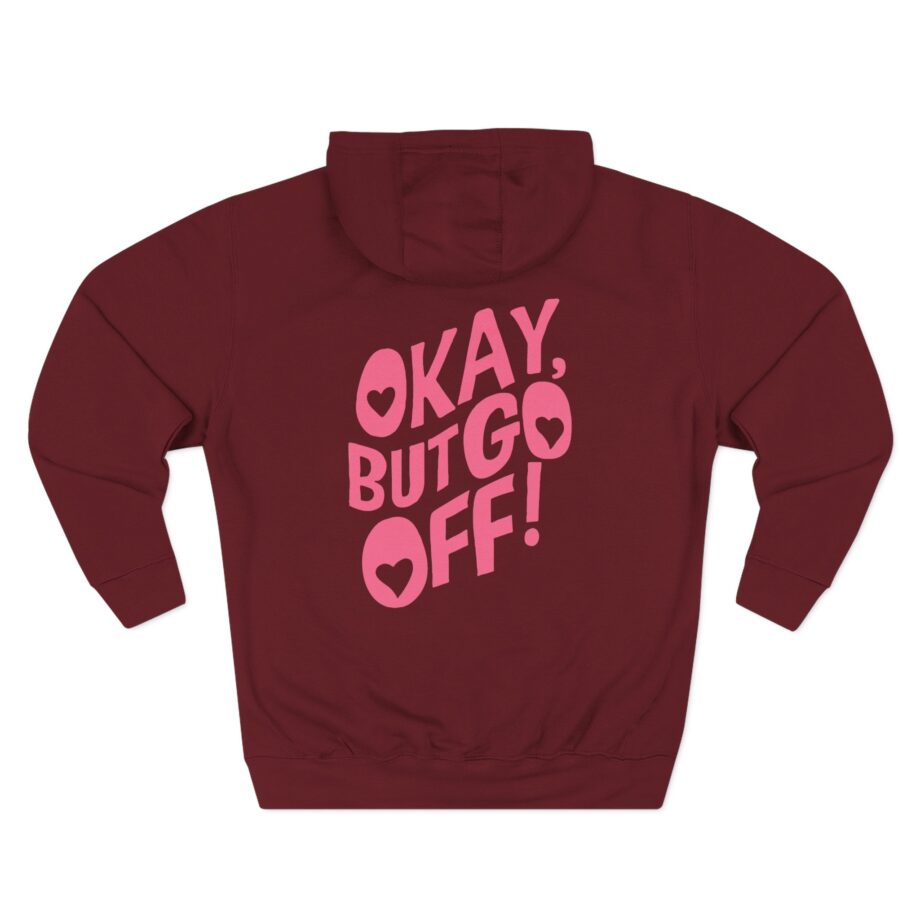 Shawty Bae Three-Panel Fleece Hoodie