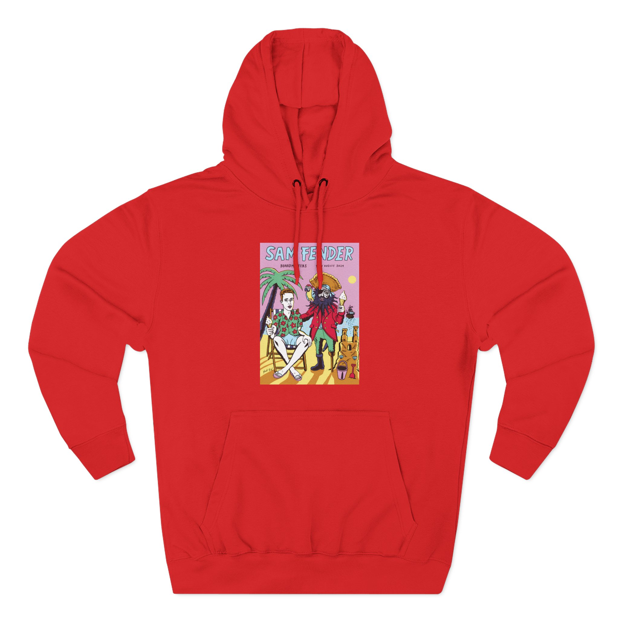 Sam Fender Beach Pirate Three-Panel Fleece Hoodie