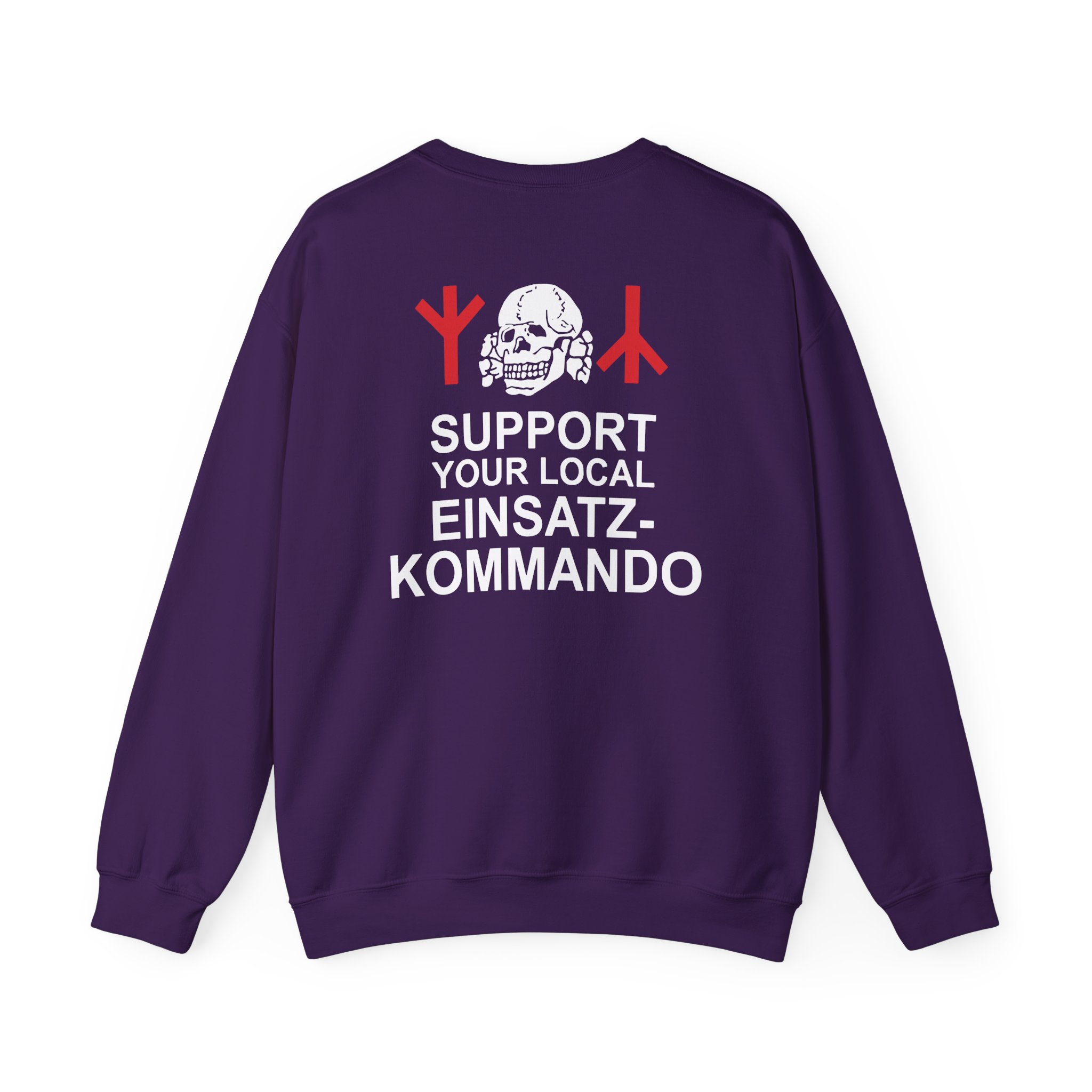 Burzum Support Your Local Einsatz Kommando Unisex Heavy Blendâ„¢ Crewneck Sweatshirt