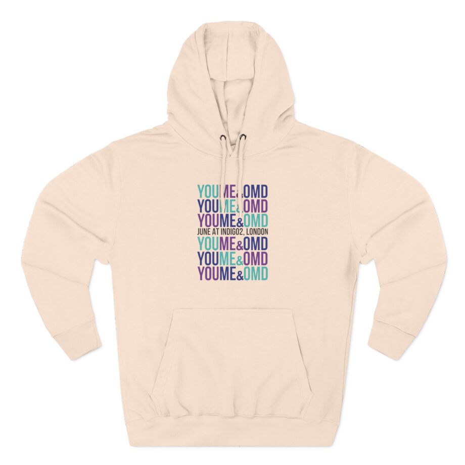 Omd Three-Panel Fleece Hoodie