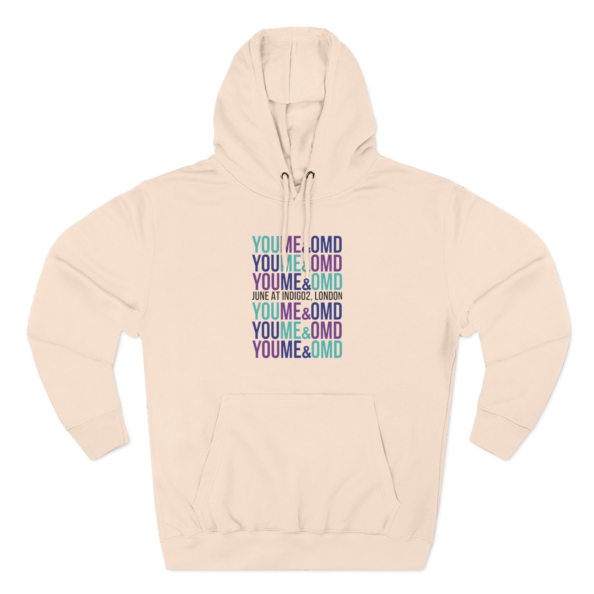 Omd Three-Panel Fleece Hoodie