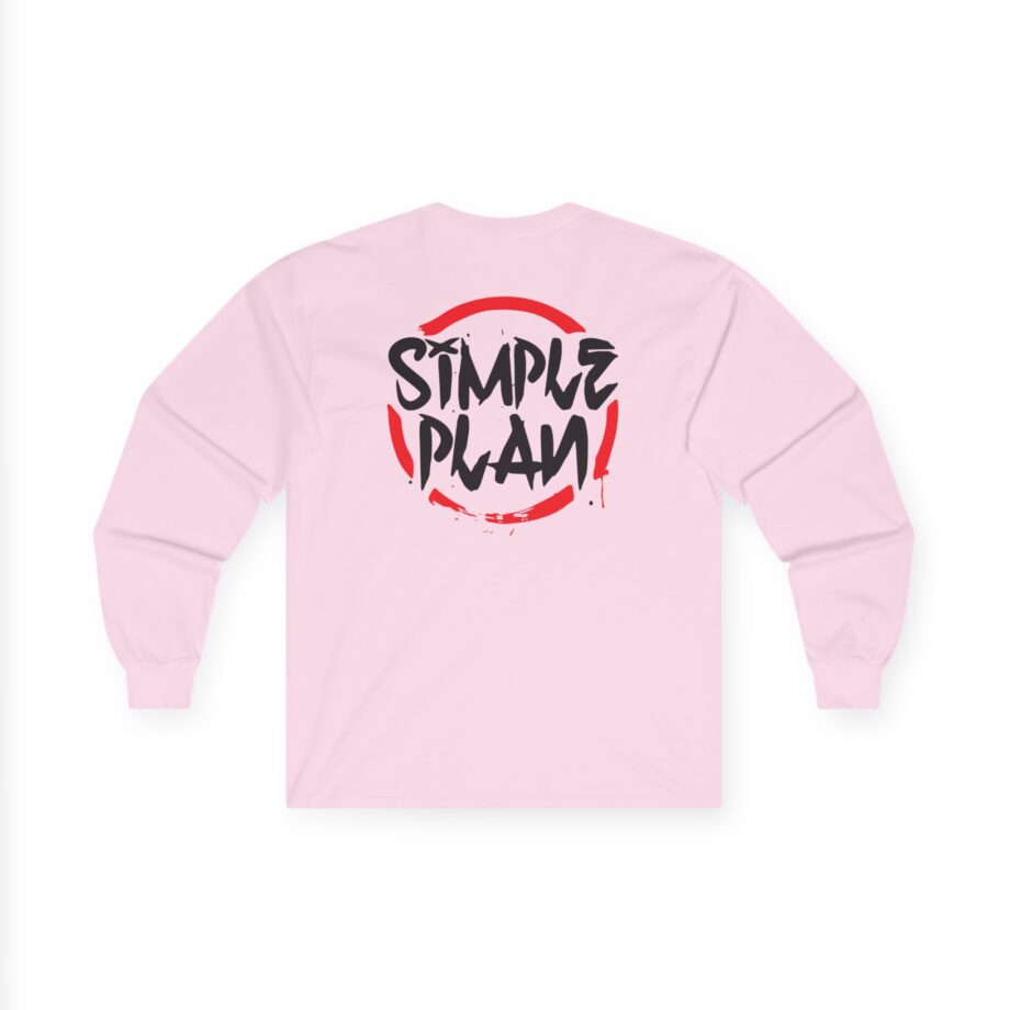 Simple Plan Circle Splat Unisex Ultra Cotton Long Sleeve Tee