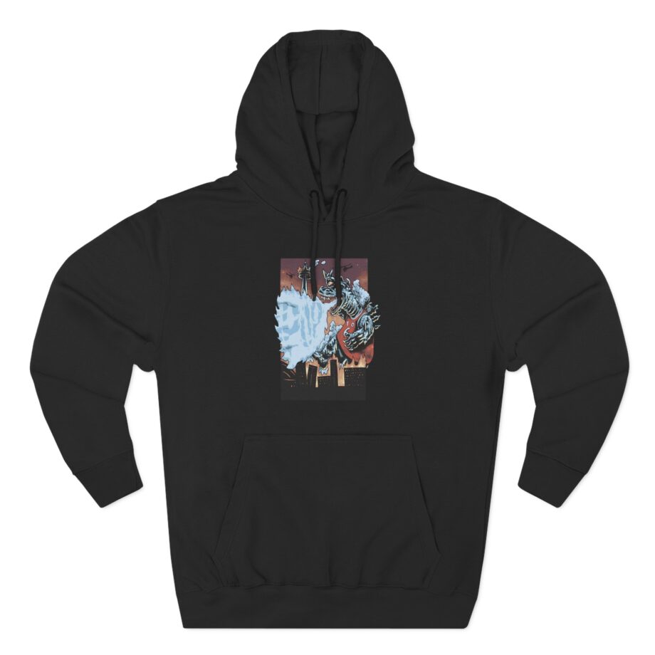 Pupzilla Three-Panel Fleece Hoodie