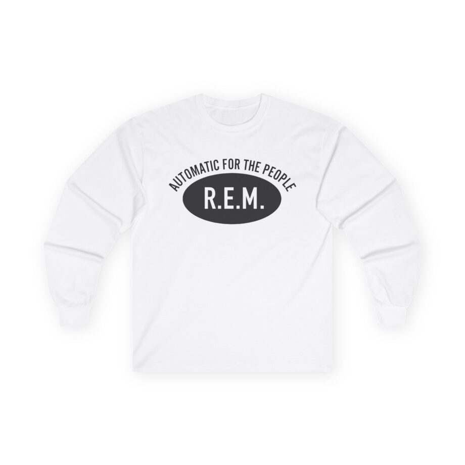 Rem Automatic for the People Unisex Ultra Cotton Long Sleeve Tee
