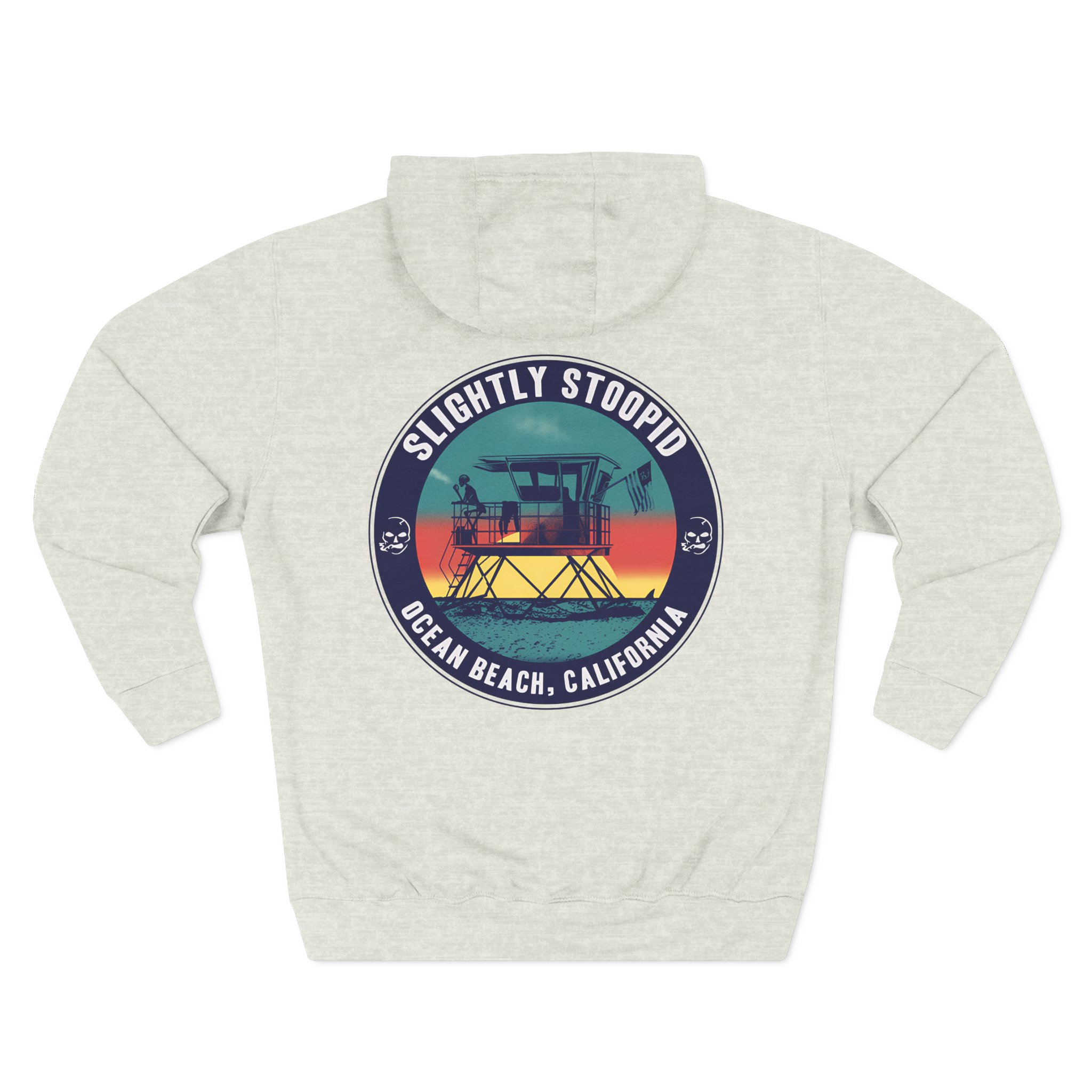 Slightly Stoopid Lifeguard Raglan Three-Panel Fleece Hoodie